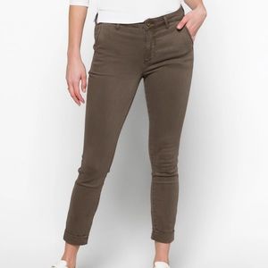 Cosmic Blue Love Brown Callie Cuffed Skinny Pant